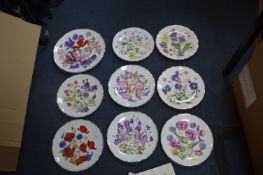 Royal Albert British Wild Flower Wall Plates
