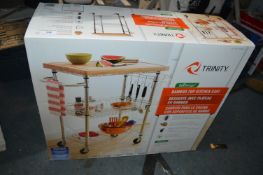 *Trinity Bamboo Top Kitchen Cart