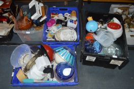 Four Crates of Kitchenware