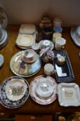 Decorative China, Plates, Cups, etc.