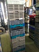 10 x Glass Racks - Mixure of glasses held. 20's, 25's, 36's and 49's Collection From Grantham NG32