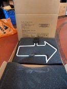 *Box of 4 Blue Arrow Glass Neon Inserts