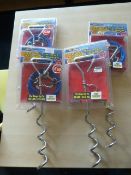 *4 Spiral Tie Out Stake & Cables for Dogs