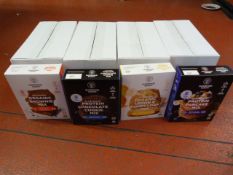 6x Brownie Mix, 6x Pancake Mix, 6x Chocolate Cooki
