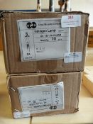 *40 Packs of 10 5w G4 12v Halogen Lamps