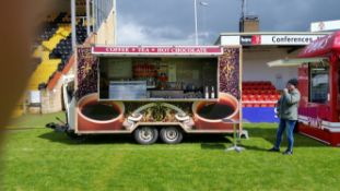 14ft long twin axle coffee trailer - Located in Sheffield full details will be given to successful b