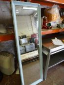 *Painted Pine Framed Mirror 161cm x 50cm