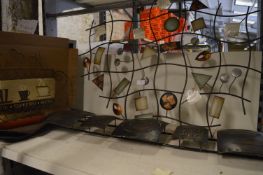 3 Pieces of Metal Wall Art