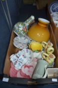 Decorative China, Part Tea Sets, Lamp Shade etc.