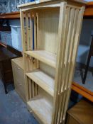 Contemporary Shelf Unit with Drawer 170x66x28cm