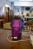 Decorative Glass Lantern Style Lamp