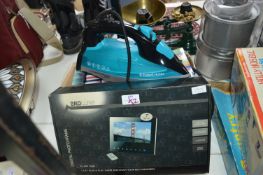 Digital Photo Frame and a Russell Hobbs Iron