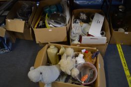 Three Boxes of Household Goods; Grilling Machine,