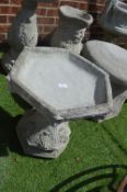 Hexagonal Birdbath