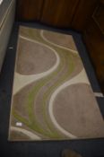 Beige & Lime Rug 80x150cm