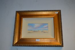 Gilt Framed Oil on Board by Murago