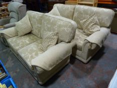 Two Two Seat Sofas
