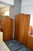 1950's Large & Small Matching Wardrobes