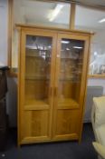 Oak Display Cabinet