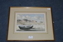 Framed Watercolour - High & Dry by John Mellor