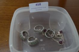 Silver Rings and Bracelet ~17.7g gross