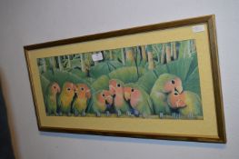 Framed Parrot Print