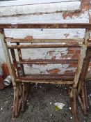 Three Builder's Trestles