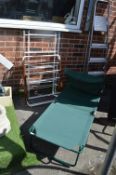 Folding Camp Bed and Two Clothes Airers