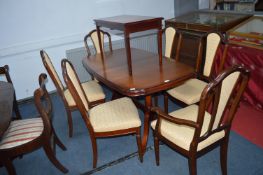 Extending Dining Table with Six Chairs, and Matchi