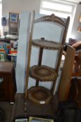 Indian Inlaid Folding Cake Stand