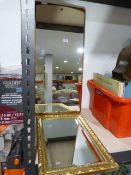 Retro Wall Mirror and a Gilt Framed Mirror