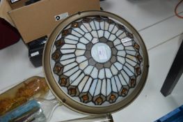Leaded Glass Ceiling Light Fitting