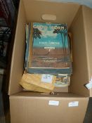 Box of Vintage Sheet Music