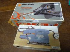 Black & Decker Power File and a Black Spur Sander