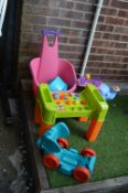 Child's Plastic Play Table etc.