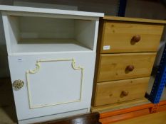 Bedside Cabinet and a Set of Bedside Drawers