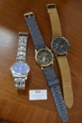 Three Gents Quartz Wristwatches