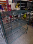 * 4 tier wire rack. 1700w x 600d x 1850h