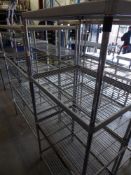 * 4 tier wire rack. 800w x 600d x 1800h