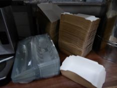 * food packing - food trays, baguette trays