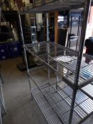 * 4 tier wire rack. 1200w x 500d x 1080h