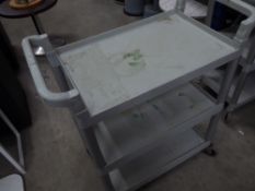 * 3 tier hostess trolley