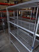 * 4 tier wire rack. 1200w x 500d x 1800h