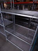 * 3 tier wire rack. 1020w x 620d x 1850h