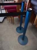 * 4 piece crowd barrier