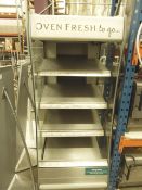 *heated multideck grab and go - 4 shelf. 650w x 900d x 1950h