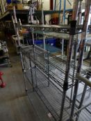 * 4 tier wire rack. 1190w x 300d x 1800h