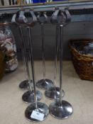 * 6 x S/S table number stands