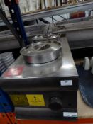 * Lincat 2 pot bain marie with pots and lids