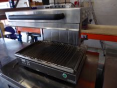 * Nayati adjustable height electric salamander grill